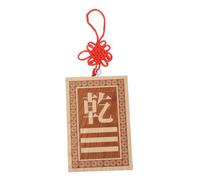 Happyyami Carte Bagua Traditionnelle Décoration Feng Shui pour Maison Culturel Chinois Accessoire De Décor à Poser Suspendre