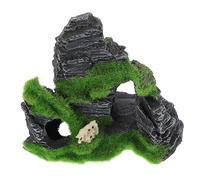 Happyyami Caverne Résine pour Aquarium Décoration Naturelle Et Abri pour Poissons Et Crevettes Accessoire pour Établir Un Écosystème Aquatique Authentique
