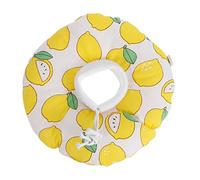 Happyyami Cercle Elizabeth Rose Cône Cicatrisant Collier De Cône De Chat Collier De Chat Cône De Récupération Chat Charbonnier Collier De Récupération pour Chat Chien Cône Race Yellow Coton