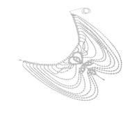 Happyyami Chaîne De Tête Multicouche Couvre-chef Délicat Accessoire Pour Femme Et Jeune Fille