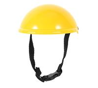 Happyyami Chapeau drôle d'animal familier Bonnet de Chien Costume de Chien kit de toilettage pour Chien Chapeau pour Chiot Casque de Chat en Plastique Chapeau de Chien décoratif Abdos Yellow