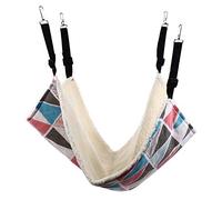 Happyyami Chat Hamac Maisons De Chat pour Les Chats D'extérieur Cage Lits De Chat pour Chats D'intérieur Copropriété Animal De Compagnie Litière Légère Animaux De Compagnie Tipi Chat Coton