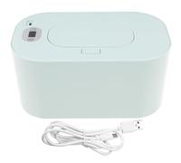 Happyyami Chauffe-lingettes pour Bébé USB Portable Vert Intelligent, Maintien au Chaud Réglable, Matériau Résistant, Usage Maison et Voiture, Voyage, Conserve Lingettes Humides, 1 Unité