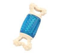 Happyyami Chien Réduisant L'ennui en Plastique Bleu Couineur D'os Sifflet Intégré pour Animaux de Compagnie Pendant Jeux