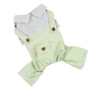 Happyyami Chien Salopette pupphub Puppy Dog Coat animer Un Manteau rafraîchissant pour Chien vêtements pour Chien vêtements de Printemps pour Chiens vêtements de Chien Fille Polyester Green