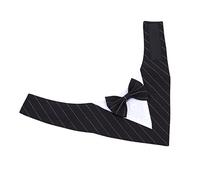 Happyyami Collier Bandana Élégant pour Chiens Accessoire Décoratif Triangles pour Animaux De Compagnie pour Événements Spéciaux Et Photos Modèle Chic Noir