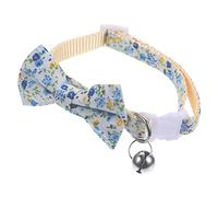 Happyyami Collier De Chat Noeud Cloche Calmant pour Les Chats Arc Chat Collier Collier Noeuds Chat pour Chats Noeuds Chiot Chat Et Caméra Chat Nylon-Polyester
