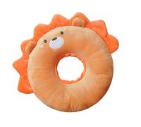 Happyyami Collier de Récupération pour Chaton Léger et Respirant en Polyester Motif Cartoon Orange, Collerette Anti-léchage Confortable pour Chats Après Chirurgie