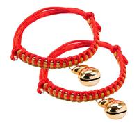 Happyyami Collier pour Chat avec Clochette, Design Chic en Corde et Métal, Confortable et Cosy, Pack de 2 Pièces pour Chatons et Chats Domestiques Lors de Noël