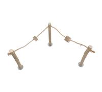 Happyyami Corde enroulée pour Cage à Perroquet Cage à Oiseaux nids Rat Accessoire Cage Perroquet Accessoire pour Cage d'oiseaux Perche d'oiseau intéressante Perche Bois Perruche en Bois