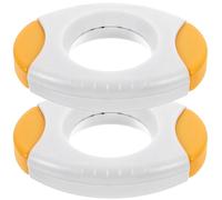 Happyyami Coupe Oeuf Coque en Acier et Plastique, Ouvre-coquilles D'œufs Facile à Utiliser, Pack de 2 Pièces pour Améliorer la Cuisson des Œufs Cuisine