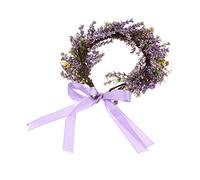 Happyyami Couronne pour Diadème Fait de Fleurs Accessoire de Photographie pour Fête Mariage Couleur Aléatoire
