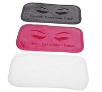 Happyyami Coussinets Frontaux Meilleur Maintien 3pcs pour Extensions de Cils et Usage en Tissu Forme Ergonomique en Salon Domicile