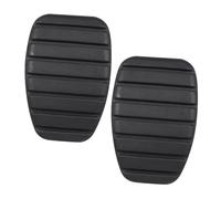 Happyyami Couvre-pédales Facile à Installer Accessoire Protecteur en Caoutchouc Noir 2pcs pour Frein et Embrayage pour Pièces Automobiles