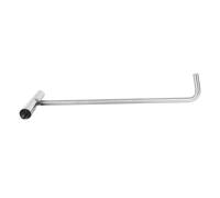 Happyyami Crochet en Acier Inoxydable de T pour Levage de Plaque D'égout, Portable et Résistant pour Couverture de Regard Industriel