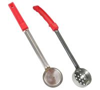 Happyyami Cuillère Doseuse pour Étalage Uniforme et Agitation Facile 2pcs en Acier Inoxydable Manche Long en Pp pour Sauce à Pizza Cuisine Quotidienne