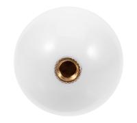 Happyyami De Jeu Balle Réutilisable Poignée De Jeu D'arcade Balle De Simulateurs De Jeu De Joystick Tête De Contrôleur De Jeu Tête De Joystick De Jeu Manette De Jeu Plastique Blanche