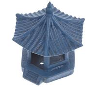 Happyyami Décoration Intérieure Zen en Céramique Vert pour Micro Paysage et Bonsaï, Ornement Pavillon Hexagonal pour DIY et Accessoire Photo Couleur Aléatoire