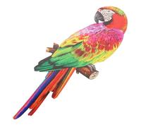 Happyyami Décoration Murale Métal Toucan Artificiel Couleur Vive Ornements Oiseaux Pendants Pour Aménagement Jardin Chambre Salon Intérieur Extérieur