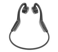 Happyyami Écouteurs à Conduction Osseuse sans Fil 5.1 Imperméables et Résistants la Transpiration, Cadre en Alliage de Titane Mémoire de Forme, pour Sport et Course, Casque Audio Open-Ear