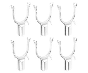 Happyyami Ensemble de 6 Supports pour Branches D'arbres en Alliage D'aluminium, Multifonctionnels, pour Soutien de Plantes et Arbres de Jardin, Fixation Résistante la Pression, Usage