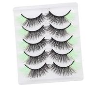 Happyyami Extensions De Cils Naturels Fausse Cils Cosmétiques Demi Œil Colorés Pour Maquillage Élégant Et Naturel Réutilisables Et Confortables