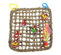Happyyami Filet Suspendu pour Perroquets et Oiseaux, Résistant aux Morsures Hamac pour Grimper, pour Cage et Volière