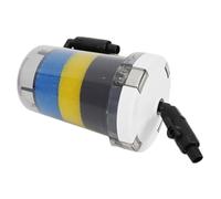 Happyyami Filtre à Eau pour Aquarium Extérieur Silencieux Réservoir De Filtration Transparent Compatible avec Divers Aquariums Entretien Facile