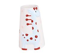 Happyyami Giraffe Ceramic Water Bottle Holder for Hamster and Vertical Kettle Bracket Without Kettle