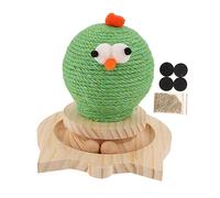 Happyyami Griffoir pour Chat Mangeoire Puzzle Chat Égratignure De Chat Friandises pour Chats D'intérieur Tapis à Gratter pour Chat Grattoir pour Chat Stylo Chat Accessoire Chat Green Sisal