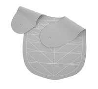 Happyyami Guide de Coupe de Cheveux en Silicone Doux Taille Allongée Protection Anti-cheveux Coupés pour Coiffeuses Professionnelles Salon Coiffure Gris Lavable