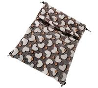 Happyyami Hamac Hamster Cage Chauffante Petit Animal Cachette De Hamsters Hamac pour Rats Lit Suspendu pour Hamster Maison De Cobaye Lit De Hamster Chaud d'hiver Nain Lapin Coffee Peluche