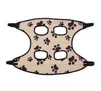 Happyyami Hamac Suspendu pour Animaux de Compagnie en Tissu Quatre Trous Intégrés, Design Robuste et Facile à Suspendre pour Toilettage et Coupe des Griffes
