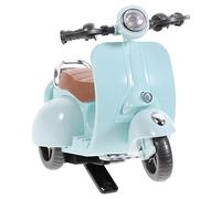 Happyyami Hamster Moto Jouet Musical Rotatif pour Cage Jouet De Décompression Créatif Plastique Décoration Animale Bleue pour Petits Rongeurs