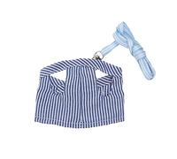 Happyyami Harnais Et Laisse pour Petit Animal Cochon Lapin avec Sangle De Poitrine pour Promenade Plein Air Accessoire s Bleu