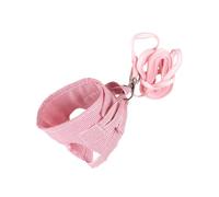 Happyyami Harnais pour Hérisson et Cochon d'Inde Rouge en Coton Design Rayé, Facile à Porter Transporter, Accessoire Petites Sorties