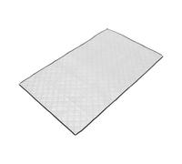 Happyyami Housse de Protection Solaire et Isolation Thermique pour Congélateur Extérieur, en Feuille D'aluminium Argentée, Installation Facile pour Usage Commercial en Extérieur