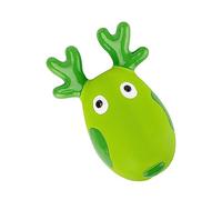 Happyyami Jouet à Mordre pour Chien Jouet Squeaky Forme De Cerf pour Chiens pour Ennui Et Promouvoir La Santé Parfait pour Chiots Vert
