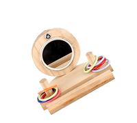 Happyyami Jouets Drôles d'oiseaux Jouets pour Chiens Jouets pour Oiseaux Cage à Oiseaux pour Chien Jouets Perroquet Mangeoire pour Les Oiseaux Jouets d'oiseaux pour Perroquets Bambou