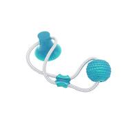 Happyyami Jouets pour Chiens Chiots Peluche Mâcheurs Trousse De Friandise pour Chien Bac à Jouets pour Chien Animal De Compagnie Mangeoire Grinçant Dentifrice Mâcher Green