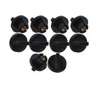 Happyyami Kit 10 Pièces Accessoires Tronçonneuse à Essence avec Boîtier Plastique Noir, Écrou de Verrouillage et Vis de Filtre Air pour Débroussaillage Extérieur Rapide
