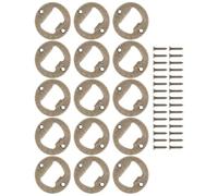 Happyyami Kit de 15 Pièces D'ouvre-bouteille en Fer Solide et Compact pour Activités en Plein Air et Pique-niques, Accessoire Pratique avec Insert Décapsuleur Intégré