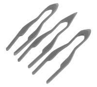 Happyyami Kit de 3 Pointes de Fil en Fer Argenté pour Pyrograveur Professionnel, Embout de Machine à Pyrogravure Polyvalent et Chauffage pour Projets de Pyrogravure sur Bois