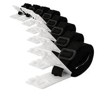 Happyyami Kit de Sangles Solides pour Piscine avec Attaches Cliquet Ceinture Solaire Résistante pour Enrouleur de Couverture de Piscine Fixation Sécurisée Antidéchirure
