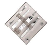 Happyyami Kit D'outils De Manucure Rose 4 Pièces Coupe-ongles Pour Manucure Et Pédicure, Cure-oreille Multifonction Pour Soins Des Mains, Du Visage Pieds