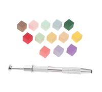 Happyyami Kit Outils Pour Nail Art Avec Griffes Mini Blocs à Ongles Remplaçables Pour Manucure Accessoire Pour Salon Éponge Douce