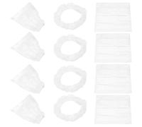 Happyyami Kits Housses Jetables pour Siège de Voiture et Levier de Vitesse, Lot de 100 en Plastique Blanc, Protection Anti-Saleté pour Usage Quotidien et Atelier