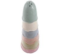 Happyyami Lapin Empilable en Plastique Réutilisable pour Cacher Nourriture, Tasse Multi-Tailles pour Lapins, pour Ralentir Alimentation et Jeux D'intérieur