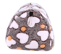 Happyyami Lit Mural Chaud pour Hamster Maison Suspendue d'hiver pour Petits Animaux Crochet Lit Thermique Confortable et Doux pour Hamsters et Rongeurs Hamac en Coton pour Cage