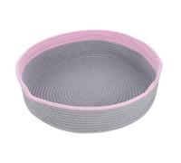 Happyyami Lit pour Chat en Corde De Coton Panier pour Chat Lit pour Chat en Beignet Lit pour Chat Doux Lit pour Chat en Osier Lit pour Chat Chauffant Tunnels pour Chats en Plein Air Lit